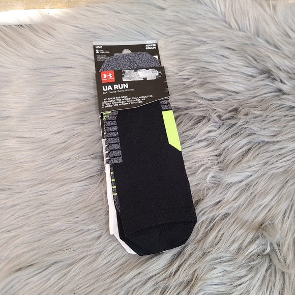 Under Armour Other - Under Armour Run No Show Tab Socks 2 Pair Running